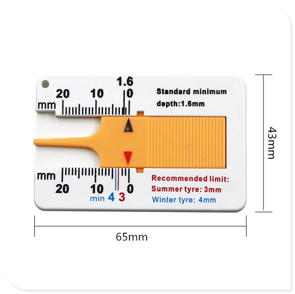 

Car Tyre Tread Depth Depthometer Gauge Caliper Tool for BMW M550i 120d 120i 740Le iX3 i3s i3 E70 X5 M M3 M8