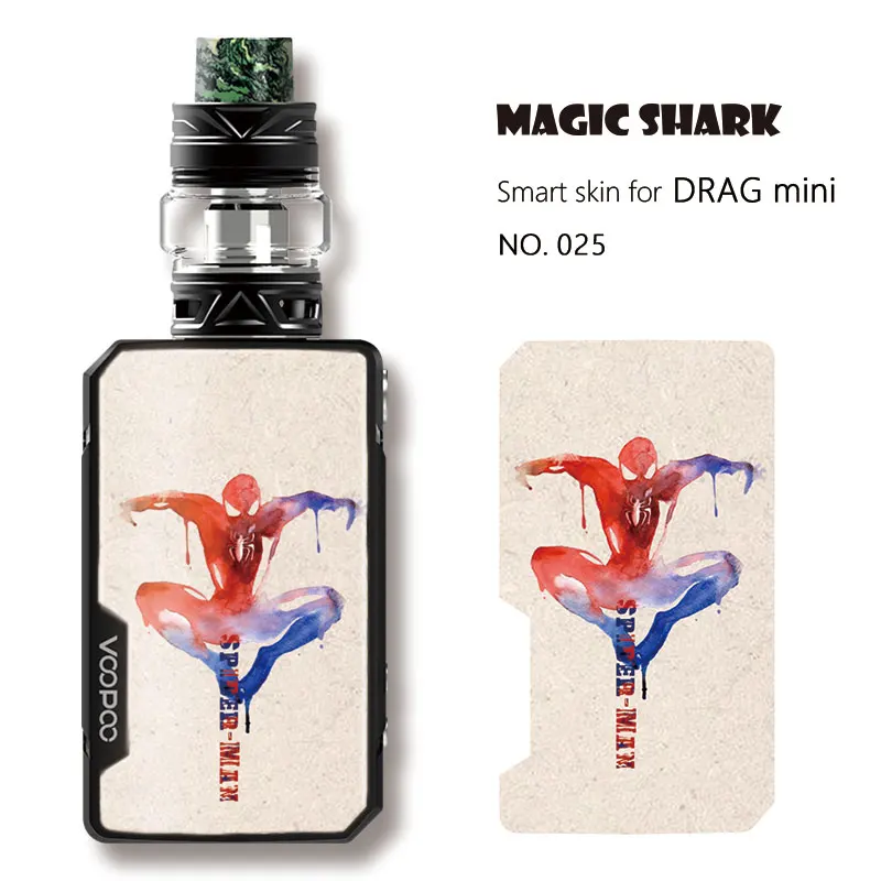 Magic Shark Marvel DC Бэтмен Супермен Халк Мстители чехол наклейка пленка для Voopoo Drag мини
