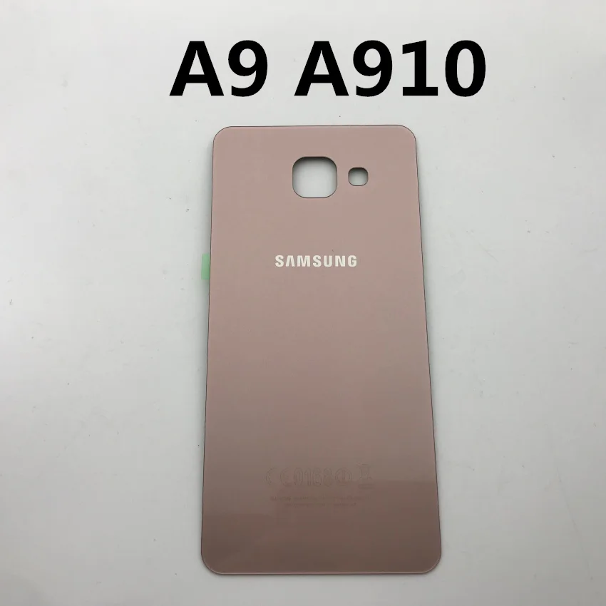 A910 rose gold Для samsung Galaxy A3 A310 A5 A510 A7 A710 задняя крышка батарейный чехол 3D стекло задняя крышка корпус крышка задняя дверь чехол Замена - Цвет: A910 rose gold