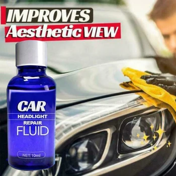 

50ml Car Headlight Maintenance Car Light Care Retreading Agent Spray Polish Repair Fluid Headlight Polishing Anti-scratch Liquid