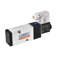Uxcell AC110V 5Way 2 Позиции 3/" PT, Пневматический воздушный Контроль Электромагнитный клапан, внутренний одиночный пилотируемый действующий тип, 4M310-10
