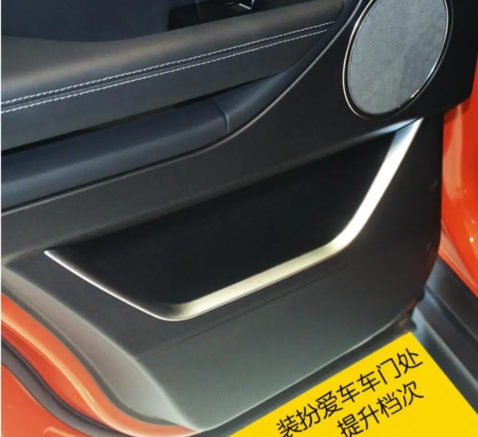 For Land Rover Range Rover Evoque 2012- Car-Styling ABS Chrome Car Door Decoration Trim Strips Accessories 4pcs/Set