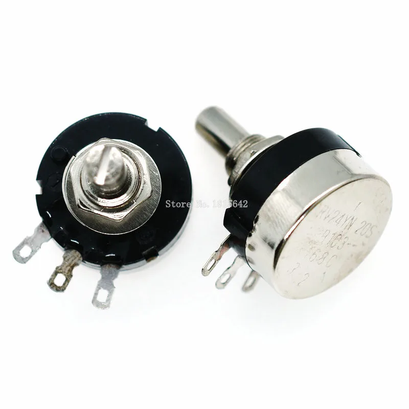 1PCS RV24YN20S B201 B501 B102 B202 B502 B103 B203 B503 B104 B204 B254 B504 B105 500 ohm 10K 20K 50K 100K 200K ohm Potentiometer multiturn potentiometer linear potentiometer rotary potentiometer potentiometer kit trimmer potentiometer