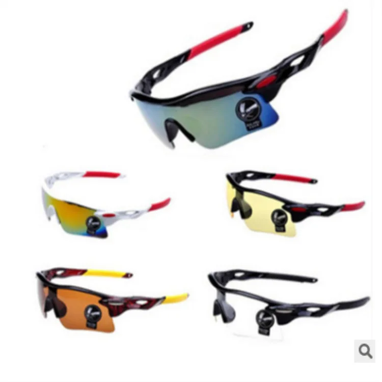 Очки для верховой езды, цветные велосипедные солнцезащитные очки, спортивные паркуры, мужские и женские, для улицы, ветрозащитные, Взрывозащищенные солнцезащитные очки 9181