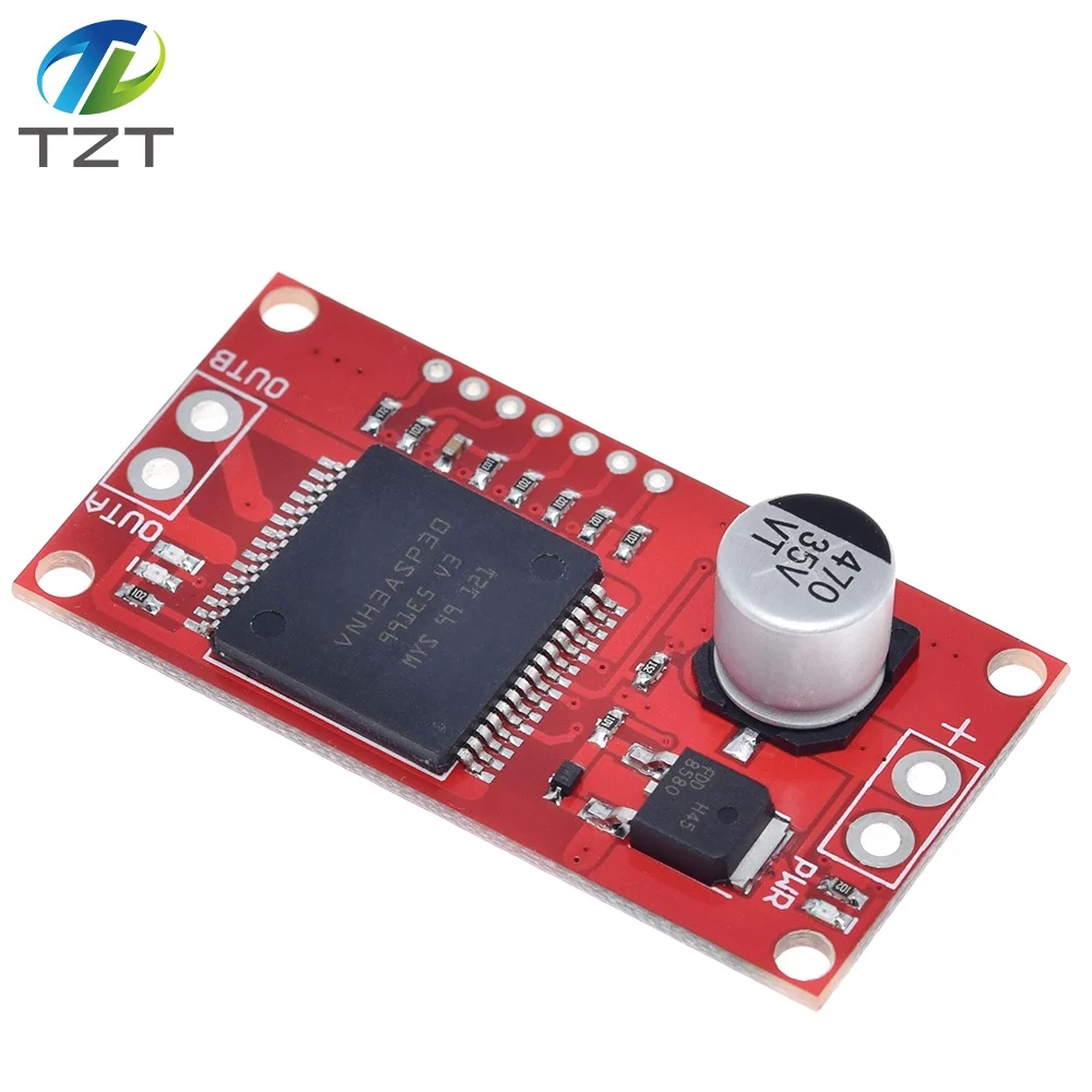Модуль защиты шагового двигателя TZT teng 30A Mini VNH2SP30 для Arduino|arduino motor shield|motor shieldarduino