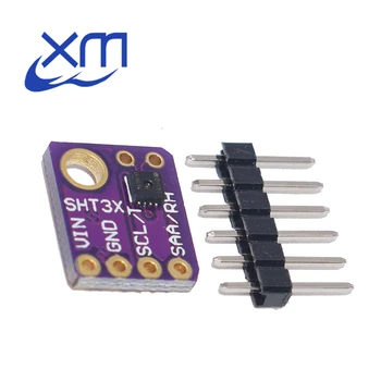 

10PCS SHT31 Temperature SHT31-D Humidity Sensor Module Microcontroller IIC I2C Breakout Weather 3V 5V Compliant For Arduino