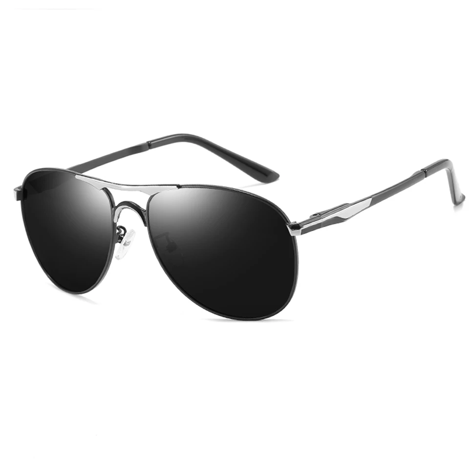 black silver grey ELITERA, женские, мужские солнцезащитные очки, поляризационные, зеркальные линзы, сплав, очки для вождения, для улицы, солнцезащитные очки - Цвет линз: black silver grey
