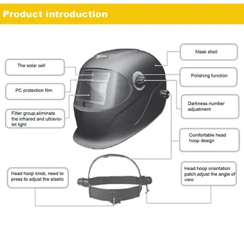 

Darkening Welding Welding Mask Solar Helmet Arc Welding Helmet Power Professional Welder Mig Pro Tig Business &Amp; Industrial