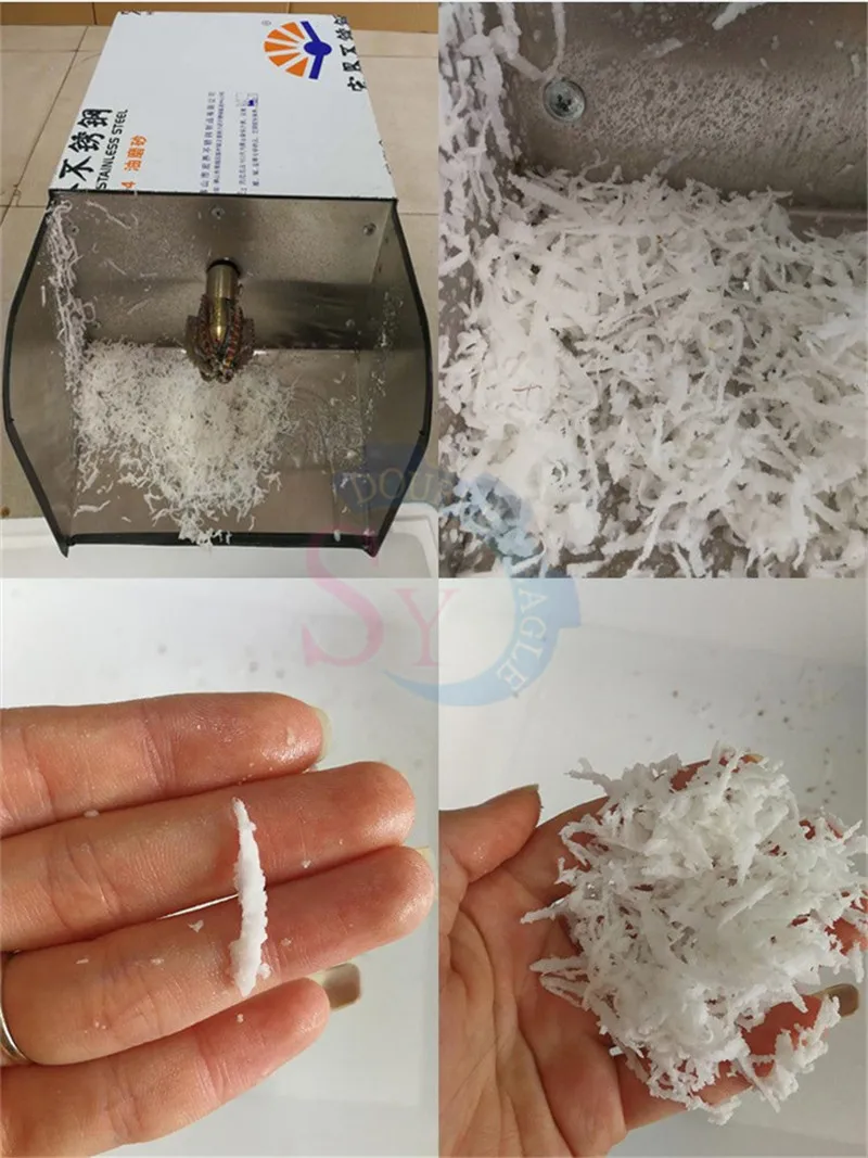 Electric 220V Coconut Grater Coco Processing Grinder Machine Coconut Pulp  Scraping Machine