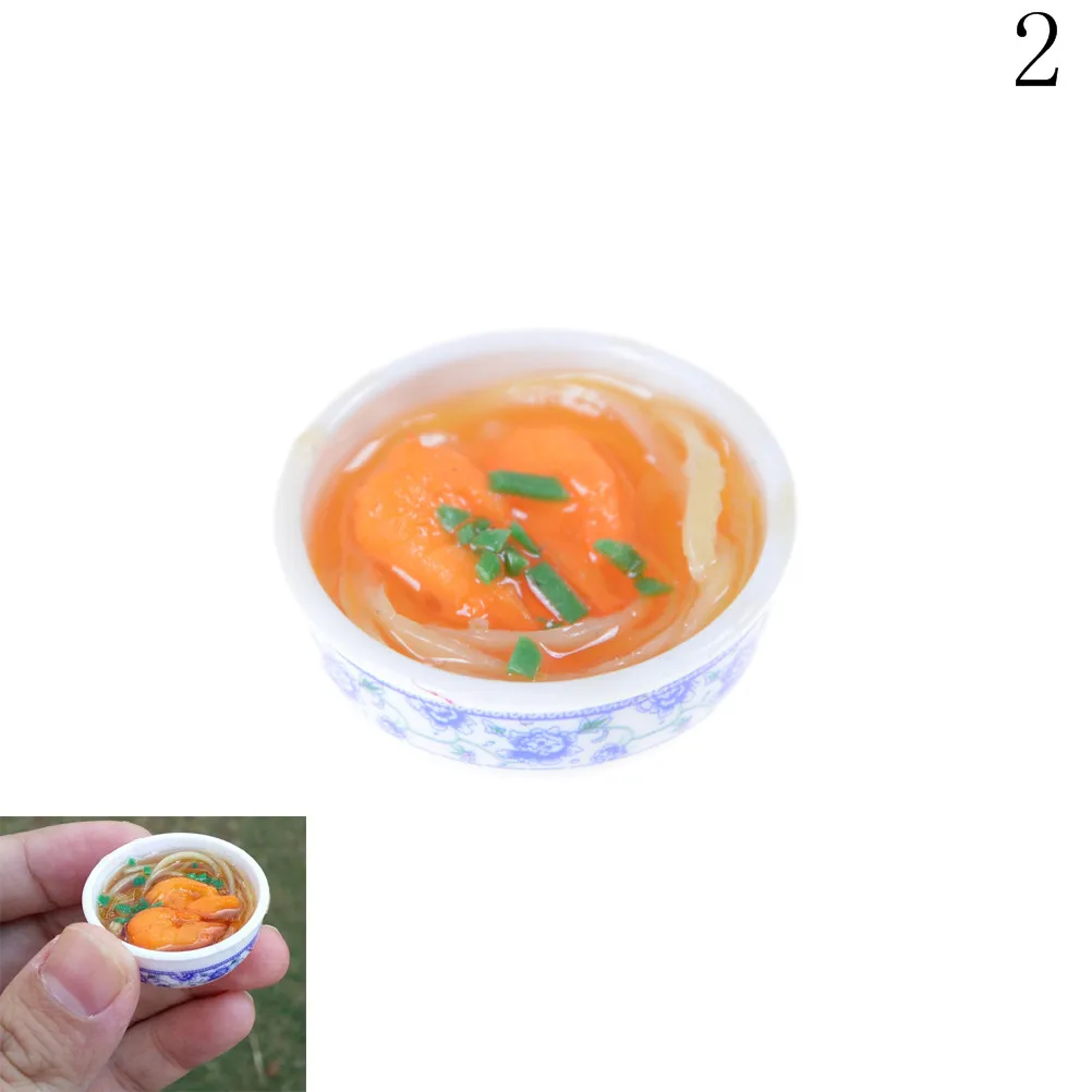 Китайская кухня десертная лапша тофу рыбные чаши палочки для еды Подставка для тарелок кукольная миниатюрная Детская DIY кухонная кукла игрушечные дома - Цвет: 1pcs