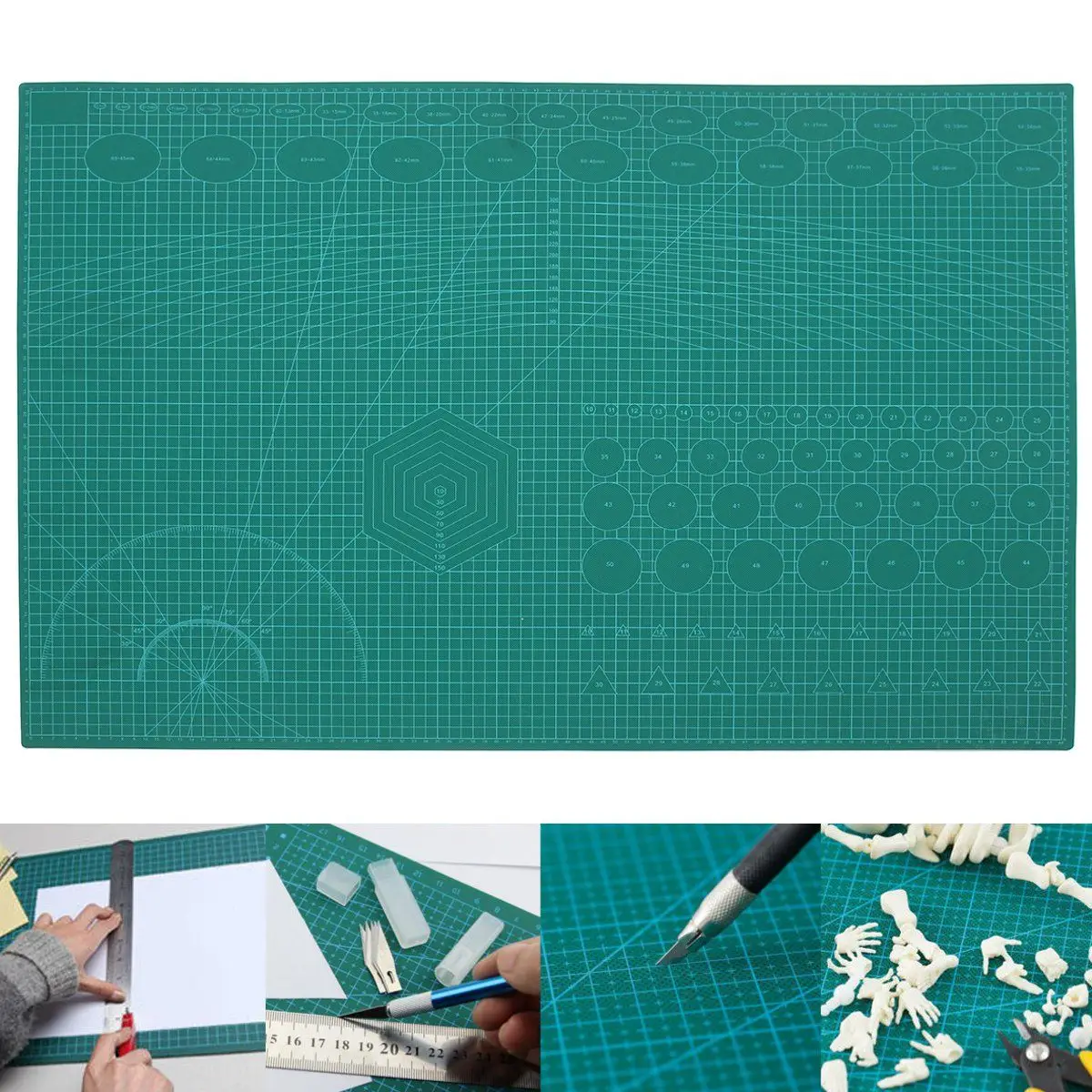 

90X60cm A1 Self Healing Rotary Cutting Mat Craft Quilting Grid Lines Printed Board Patchwork Tools DIY Craft Cutting Mat Board