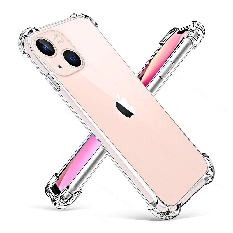 Custodia Trasparente Per Iphone 13 Mini 13 Pro Max Tpu Custodia Morbida Per Paraurti In Silicone Per Iphone12 12 Mini Pro Max Cover Posteriore Traspar