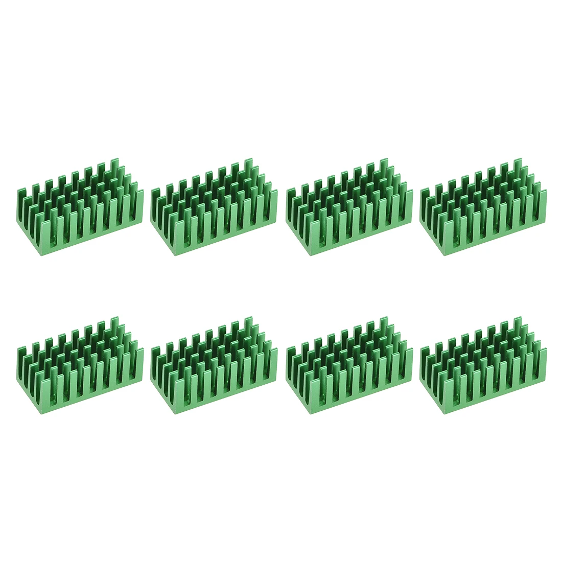 Uxcell Electronic Radiators Heatsink for MOS GPU IC Chip Silver 22 x 6 mm 8pcs | Инструменты