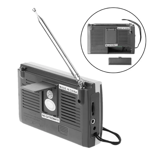 KK-9803 FM/MW/SW1-8 전체 10 밴드 고감도 라디오 수신기 접이식 킥 스탠드 3