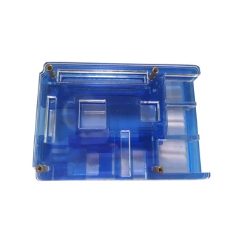 

One Set Raspberry Pi 3 B+ Plus Generation Case Shell Raspberry pi 3B 5 Layer Shell Two Color Blue Transparent