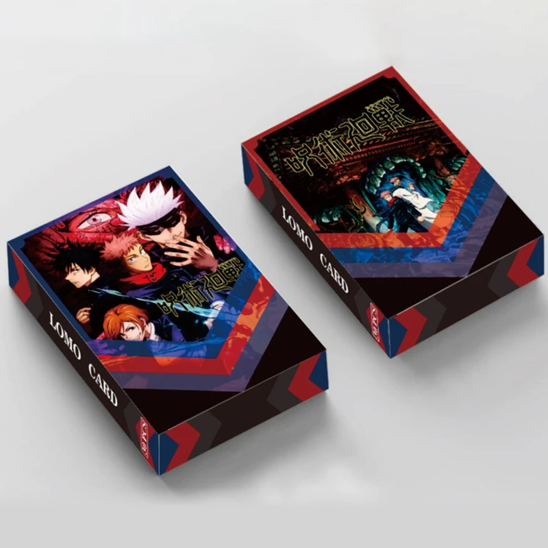 30 unids/caja Jujutsu Kaisen Anime postal conjunto Memorial tarjeta Kit de Itadori Megumi Satoru Jujutsu Kaisen tarjeta para los Fans regalo colección