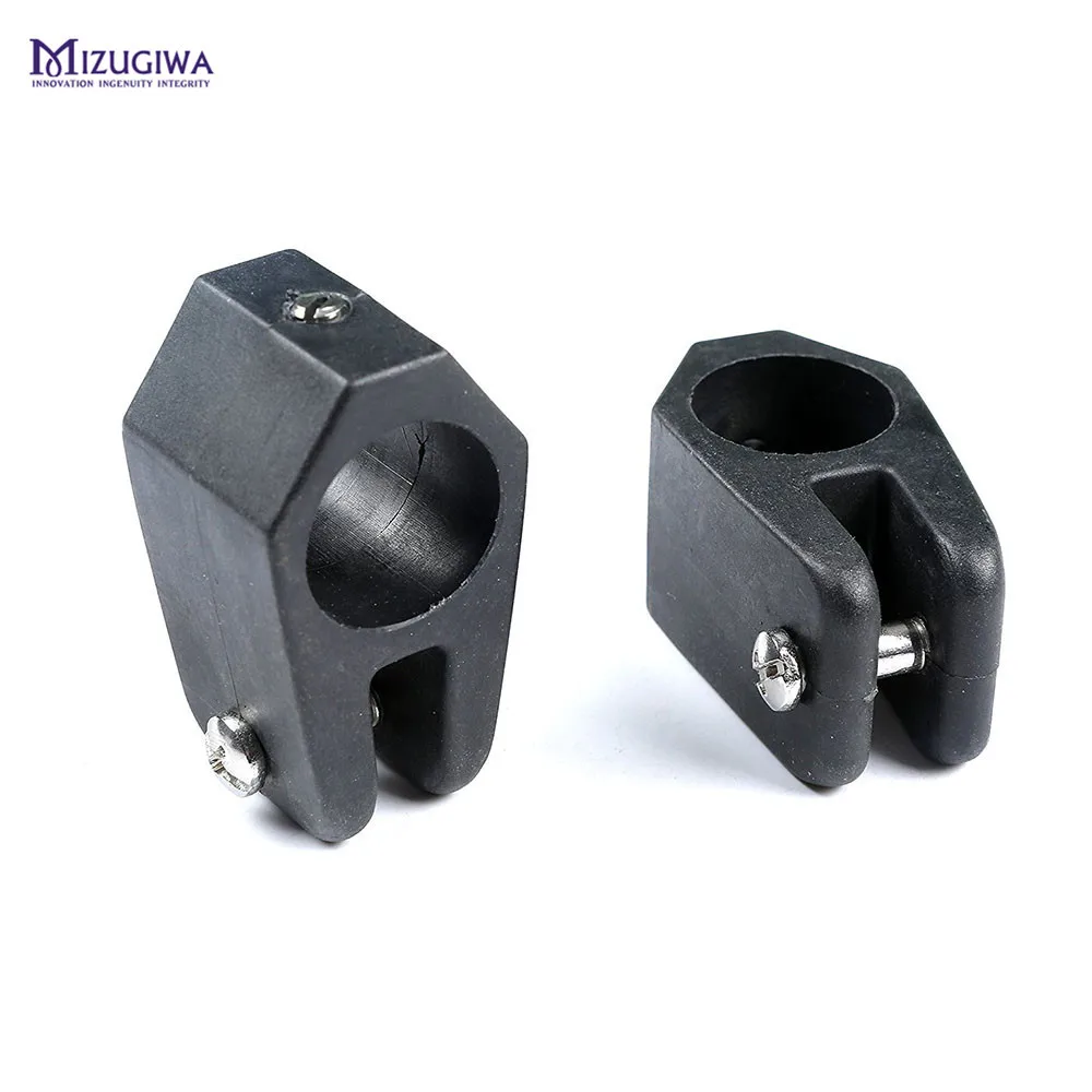 

MIZUGIWA Bimini Top Fittings Jaw Slide Black Nylon Hardware 7/8 inch / 1 inch Heavy Duty Marine Fishing Boat Kayak 1 pair