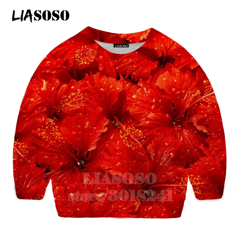 Новая детская толстовка с объемным принтом розы и гиацинта детские толстовки с героями мультфильмов топ с длинными рукавами для мальчиков и девочек свитер для подростков B145-5 - Цвет: 6