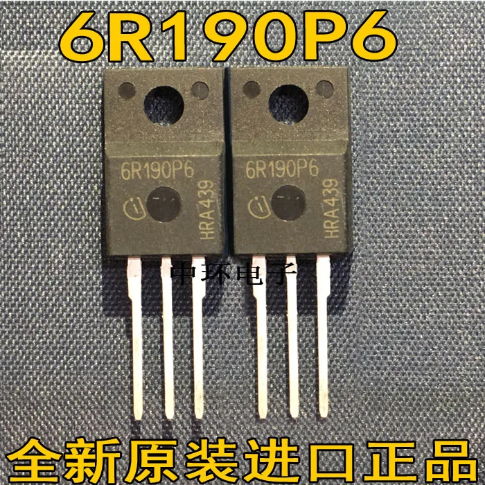

10pcs/lot 6R190P6 IPA60R190P6 TO-220F 650V 57A