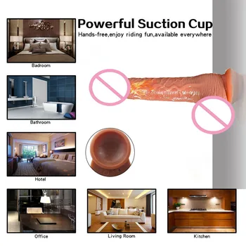 Realistic Telescopic Swing Dildo Toys Vibrator Sex Toys For Women Adult Female Vagina Anus Masturbator Real Heating Penis 4