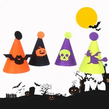 Ведьмины колпаки маскарадная лента шапка ведьмы для взрослых детей маскарадный костюм аксессуары для Хэллоуина нарядное платье Декор