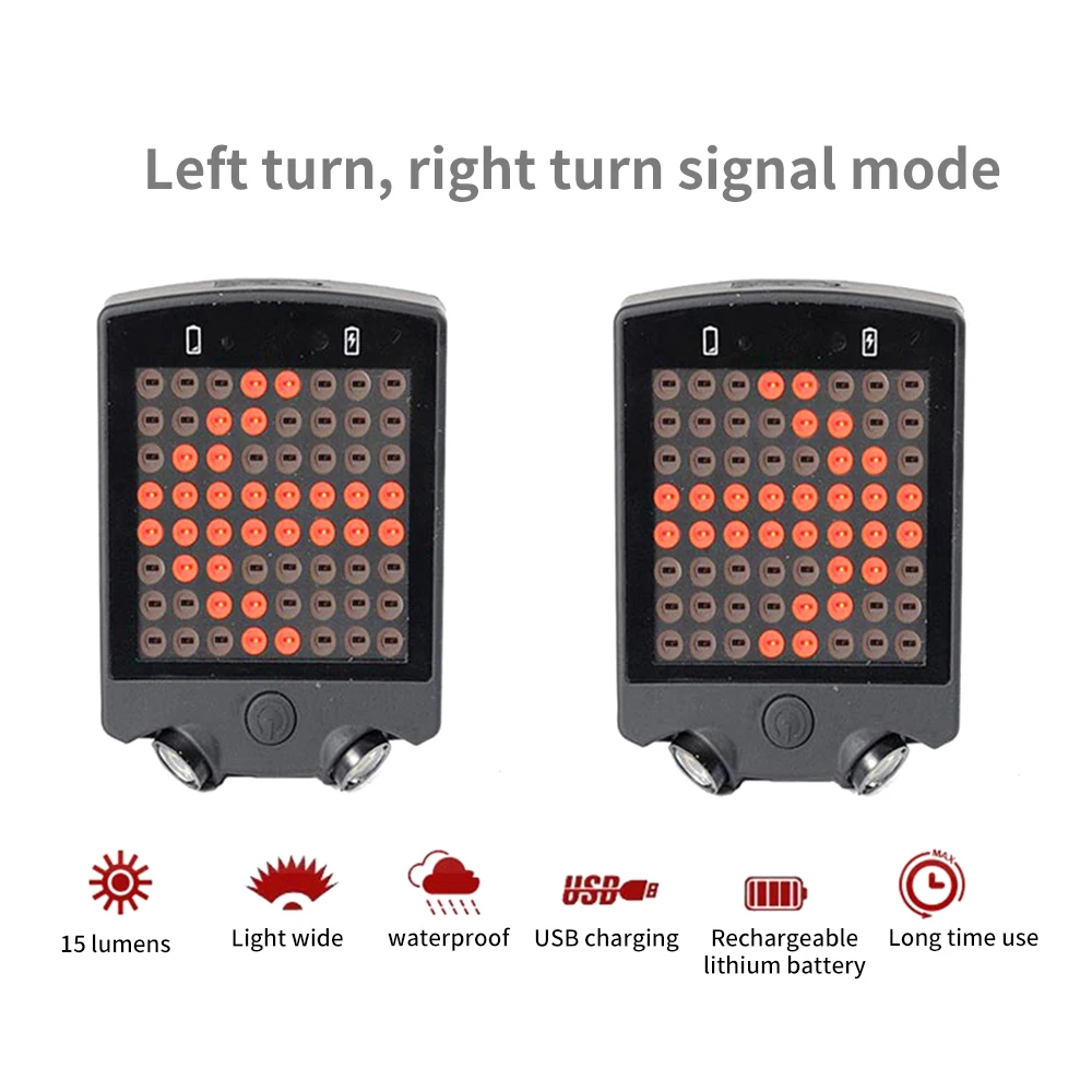 wireless charging bike lights