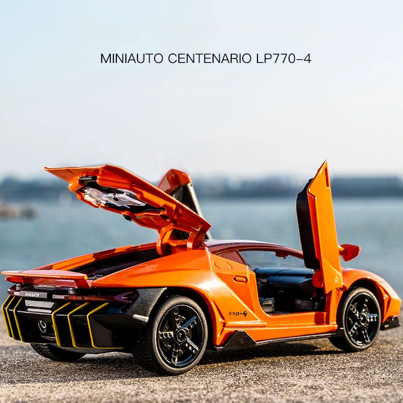 Модель автомобиля из сплава 1: 32 LP770 Gini детская имитация игрушечный автомобиль