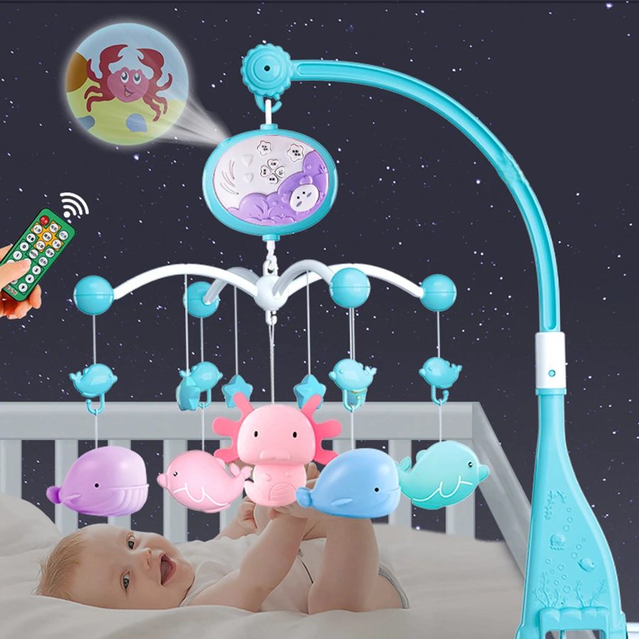 Колокольчик для детской кроватки погремушка детская игрушка для 0-12 месяцев радио-няня игрушка с музыкой Newbown раннего обучения развивающая детская игрушка музыкальная шкатулка