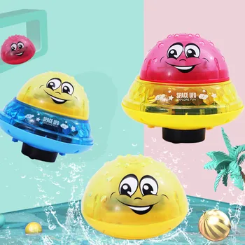 

With Light And Music Baby Bathing Toy Electric Induction Amphibious Kids Cute Cartoons Water Spray Swimming Pool Toys Kids Gift