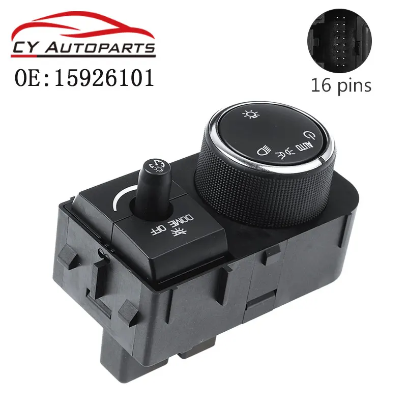 

Новый переключатель фар для 2007-2014 GMC Chevy Sierra 2500 HD Sierra 3500 H 15926101 25858709