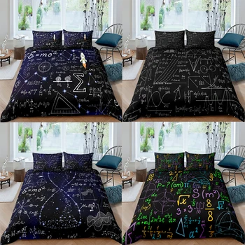 

Homesky Seamless Geometry Bedding Set Bedding Cover Duvet Cover Bedclothes Quilt Cover Home Size Single Double King Textile Kid