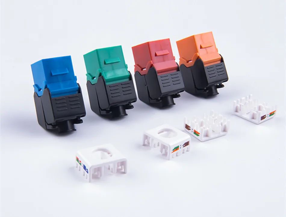Cat6 разъем RJ45 инструмент меньше Keystone разъем инструмент свободное соединение повторяемое использование для 23-26AWG кабель 15u "позолоченные контакты