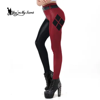 [You're My Secret] WomenDeadpool Cosplay Pattern Coloring Print Pants Cool Halloween Zenti James Howlett Party leggings 1