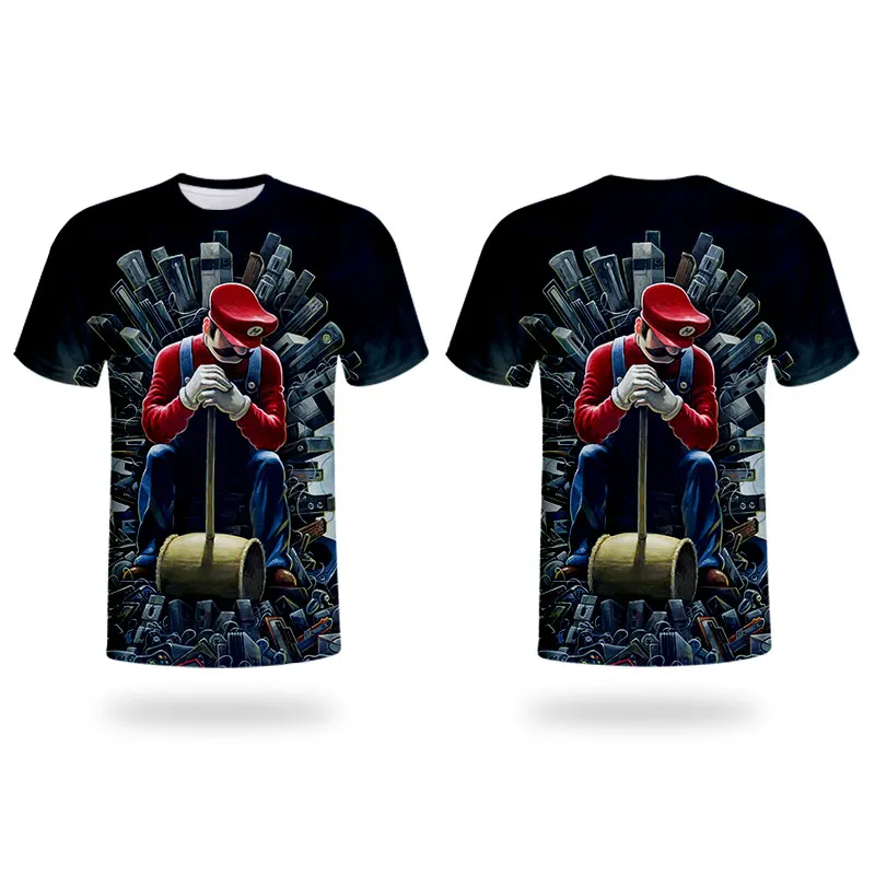 Nintendo Mario loveliness интересный Огонь Футбол 3D футболка WHOSONG мультфильм забавная Футболка мужская уличная одежда Одежда для мальчиков
