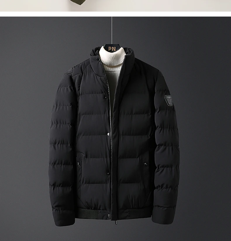 New Products Winter Men's Korean-style Slim Fit Cotton Coat BOY'S-Style Stand Collar Trend Loose Casual Cotton-padded Cloth