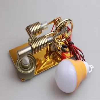 

2020 New Mini Stirling Engine External Combustion Engine Micro-generator Steam Engine Model Science And Education Toys