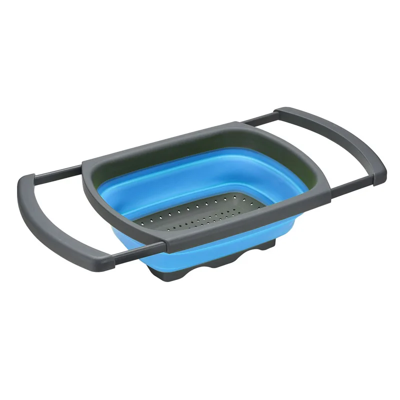 1 шт. Выдвижная дренажная корзина дуршлаги ситечки и сита контейнер кухонные