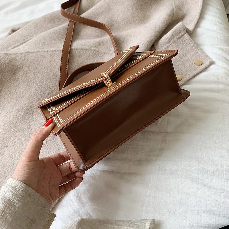 Женские сумки маленькие из искусственной кожи сумки через плечо для женщин дизайнерская сумка через плечо с вышивкой женские дорожные сумки