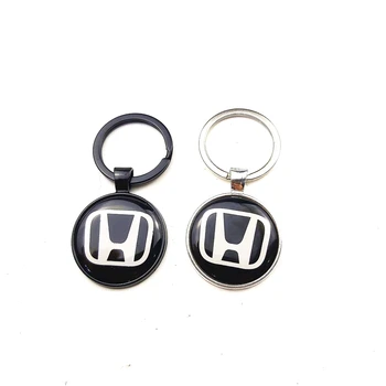 

1pcs Key Holder Gift Key chains KeyRings For Honda Civic City Accord Odyssey Spirior CRV protection Sticker
