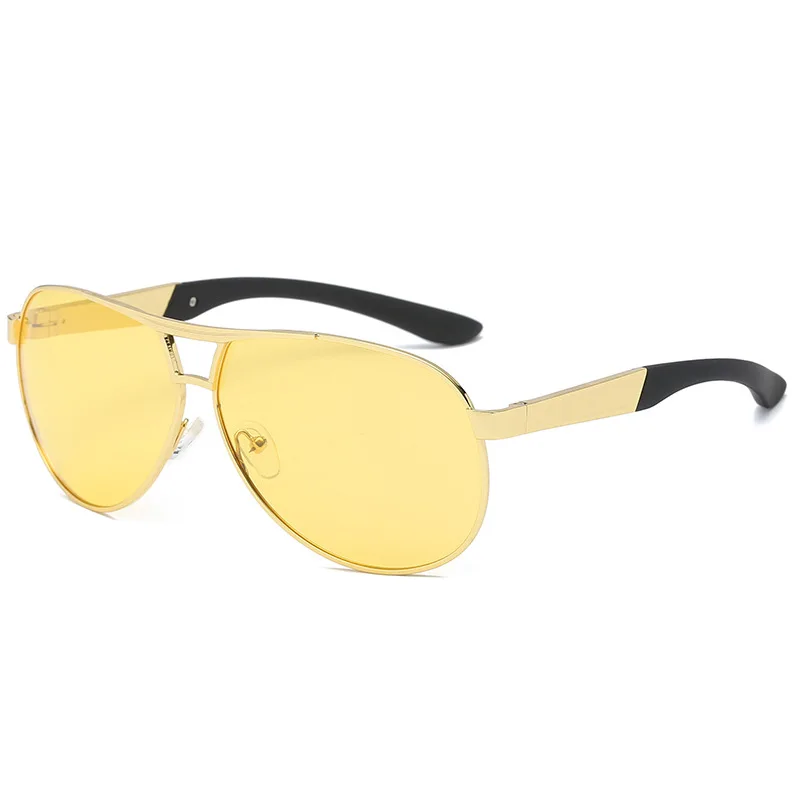C9 Gold Yellow Pro Acme, солнцезащитные очки, мужские солнцезащитные очки, поляризационные, Ретро стиль, пилот, солнцезащитные очки для мужчин, Uv400, высокое качество, очки для вождения, PC0444 - Цвет линз: C9 Gold Yellow