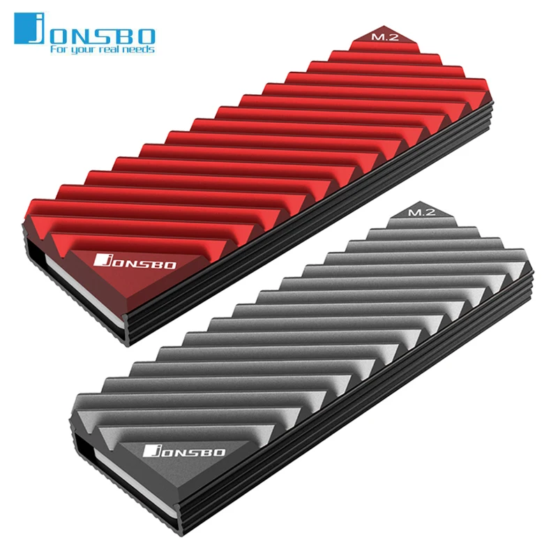 Радиатор Jonsbo радиатор охлаждающие прокладки M.2 2280 NVMe SSD Тепловой Диск алюминиевый
