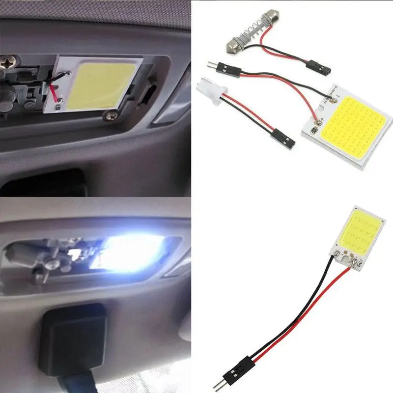 T10 C5W COB 16 24 36 48SMD Белая светодиодная лампа для автомобиля интерьерные лампы чтения