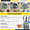 800G Herb Grinder Coffee Machine Grain Spices Mill Medicine Wheat Mixer Dry Food Grinder Big Capacity Stainless Steel 2