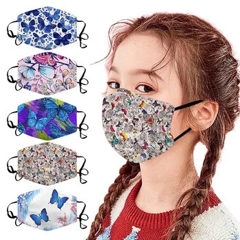 

1PCS Cotton Washable Reusable Face Mask Fashion Printing Children Custom Masks Filter Masks Face Mask Print Mouth Mascaras