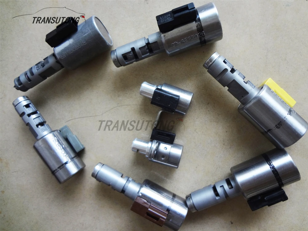 OEM протестированный 09 г TF60SN TR60SN 8 шт./лот комплект соленоида переключения передач для AUDI A4 A3 TT Mini Saab VW Seat SKODA