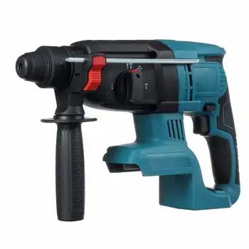 

18V 4 Functions Electric Brushless Cordless Rotary Hammer Drill Rechargeable Hammer 27mm Impact Drilll For 18V Makita Battery