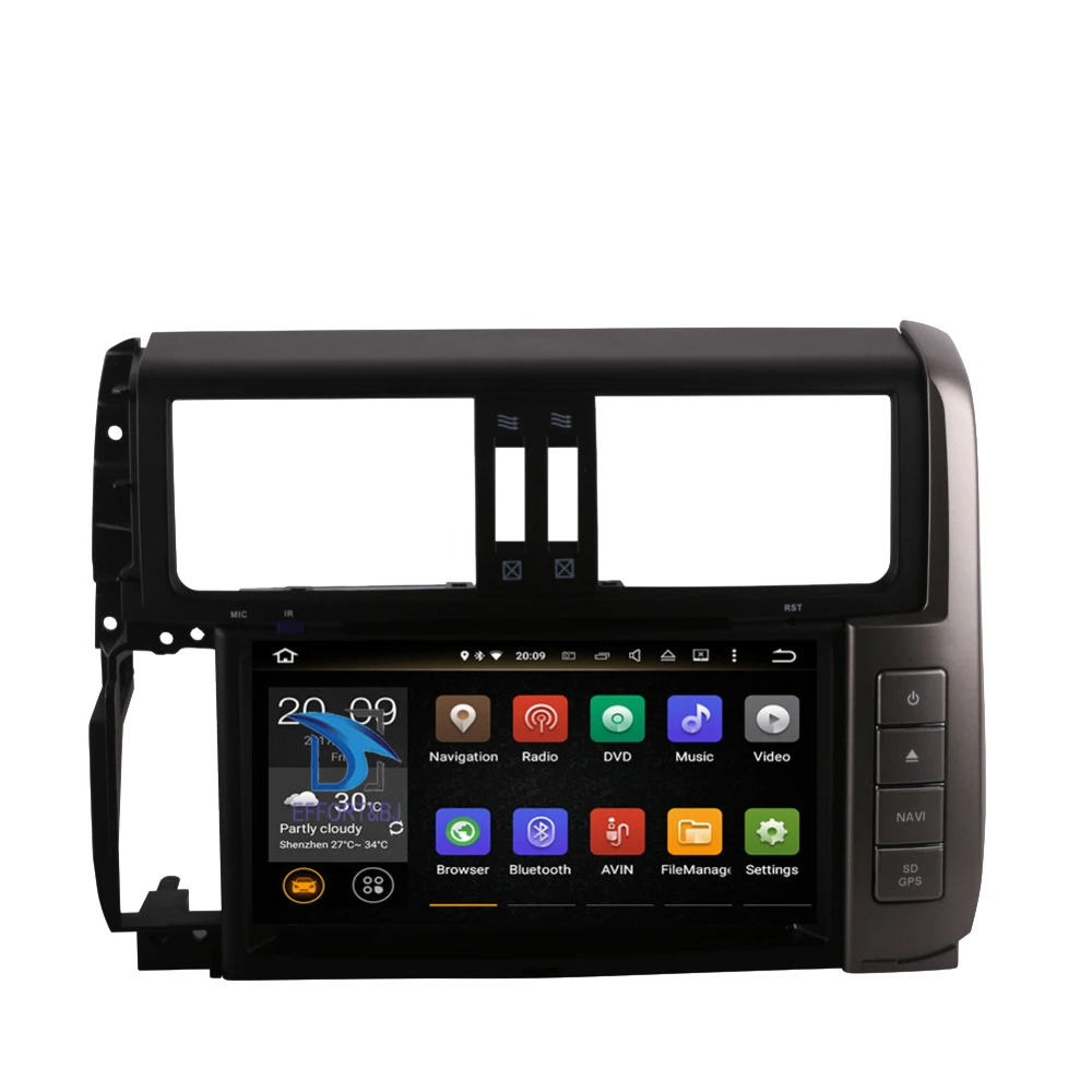 Автомобильный GPS-навигатор на Android 10 0 для TOYOTA PRADO/LC950/PRADO 950 2010-2013 автомобильное
