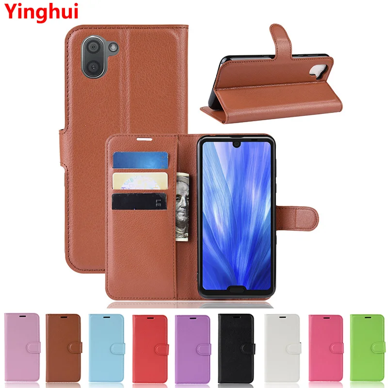 Для SHARP Aquos R3 SH 04L SHV44 Книга Стиль Флип Бумажник кожаный карман держатель карты