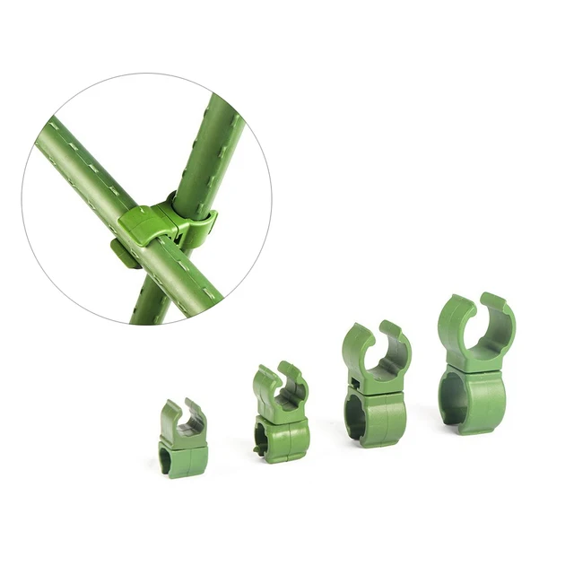 Növénytámasz Rögzített Keresztkerekes Kerti Hegymászó Rattan Stent Tartozékok Állítható Műanyag Rögzítőelemek Növény Tétekhez. - Image 4