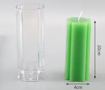 4 candle mold 4x10 Форма для свечей ручной работы, 4 формы, kaarsen maken, инструменты для изготовления свечей, цилиндрические формы для свечей, материал для свечей lz01 - Цвет: 4 candle mold 4x10